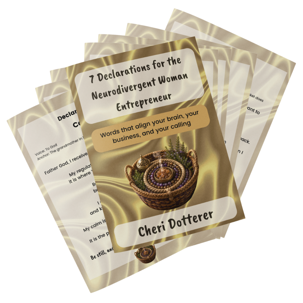 7 Declarations for the Neurodovergent Entrepreneur Mock Up